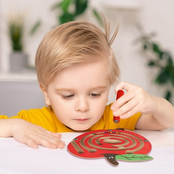 Iumwxz Magnetic Maze Toys Wooden Game Toy Wooden Intellectual Puzzle Board Toys Christmas Gifts home decor christmas clearance outdoors indoor