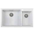 thumbnail image 4 of ALFI brand AB3319DI-W White 34" Double Bowl Drop In Granite Composite Kitchen Sink, 4 of 12