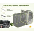 thumbnail image 4 of Mochila transportadora de mascotas Pecute expandible para gatos y perros de 17 libras, 4 of 9