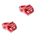 thumbnail image 3 of Soidarity Vástago corto de repuesto para bicicleta, componente modificado, vástago hueco para manillar de bicicleta, accesorios para marco de bicicleta, Rojo 2piezas Soidarity CBP497093, 3 of 5