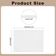 Uxcell Plastic UHMW Sheets, Ultra High Molecular Weight Polyethylene Sheets, 10x12x1/16, White