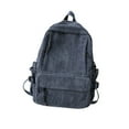 thumbnail image 1 of Sonducket para niña, bolsa de estudiante, bolso de hombro, multicolor, de gran capacidad, de pana, estilo Ins, dulce regalo, ligero Mochilas Azul (sin colgante) Sonducket AP018938-04, 1 of 6