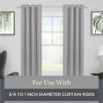 thumbnail image 3 of Better Homes & Gardens Plated Metal Adjustable Curtain Rod Brackets in Brushed Nickel, 3/4 to 1 Inch Diameter, 3 of 8