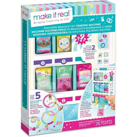MAKE IT REAL BRACELET SNACKERS VENDING MACHINE