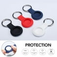 thumbnail image 2 of QUETO Compatible AirTag Sleeve Keychain AirTag Sleeve Holder Silicone AirTags Keyring Sleeve Air Tag Keychain Compatible Apple AirTag GPS Item Finder Accessoire 4 Pack, 2 of 6