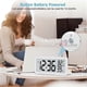 thumbnail image 3 of Digital Alarm Clock,Desk Clock,Battery Operated LCD Electronic Clock Decorations for Bedroom Kitche., 3 of 5