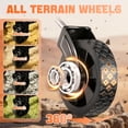 thumbnail image 4 of Chariot Pliable et Rabattable avec Roues - Chariot Utilitaire Robuste de 220 Lb, Chariot Pliant Portable et Léger avec Roues Tout-Terrain &, 4 of 8