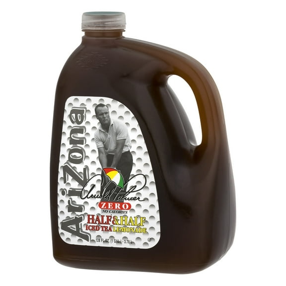 AriZona Arnold Palmer Zero Half & Half Iced Tea Lemonade, 128.0 FL OZ