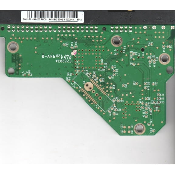 WD3200AAJB-00WGA0, 2061-701494-100 AHD9, WD IDE 3.5 PCB