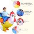 thumbnail image 2 of Inflatable costume rooster cosplay Halloween Christmas cosplay party performance, 2 of 6