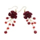 thumbnail image 5 of Par de Pendientes Nupciales Perfecl de Cristal Rosa 7x4 cm, 5 of 8
