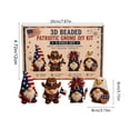 thumbnail image 3 of JJV 3D Beaded Gnome DIY Kit, DIY Handmade Bead Art Set for Beginners, Funny Handmade Gnome DIY Decor with Instructions Gift Ideas, 3 of 7