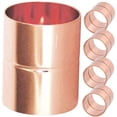 thumbnail image 4 of KONTONTY 5 Pcs Raccords Droits en Cuivre Or Rose Adaptateurs de Soudage CVC, 4 of 8