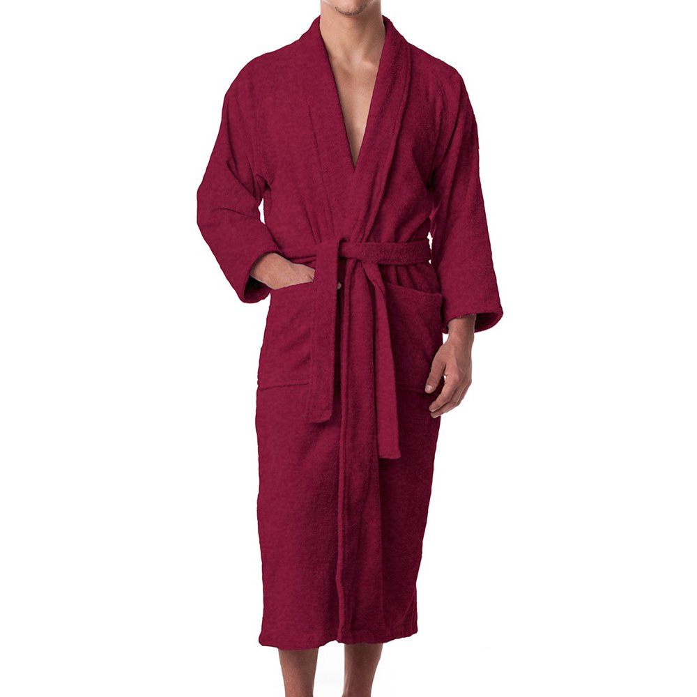 eLuxurySupply Men's Terry Cloth Bath Robe