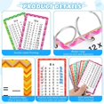 thumbnail image 6 of Fjnjuu Toys for ages 2-4, 14 PCS Multiplication Flash Cards 0-12 Multiplication Chart Times Table Flash Cards with 3 Markers 2 Rings Multiplication Chart 1ml, 6 of 6