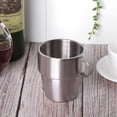 thumbnail image 4 of Coupe en Acier Inoxydable Lourde, 280ml Durable en Acier Inoxydable Double Couche Bar Bière Poignée Tasse Large Bouche Tasse, 4 of 7