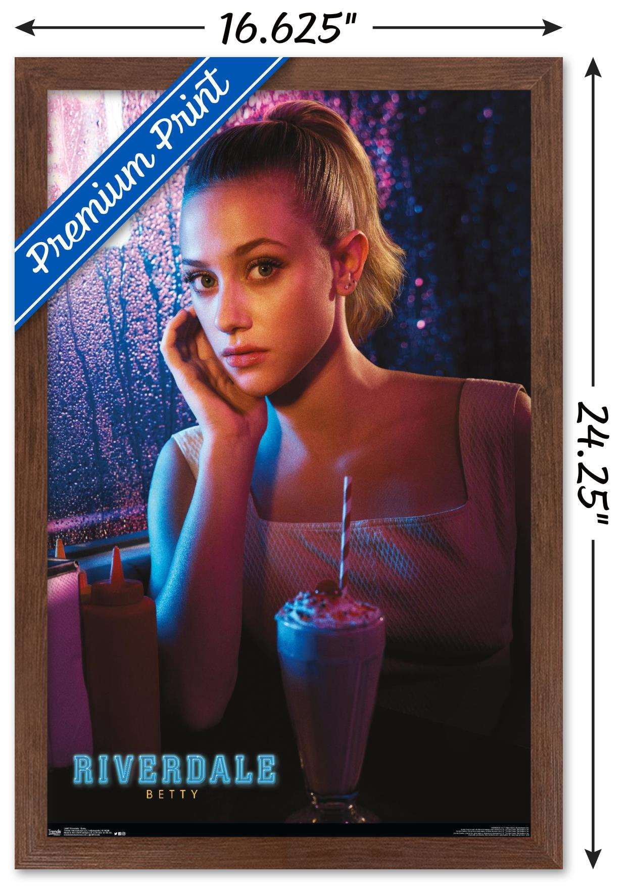 Riverdale - Betty Wall Poster, 14.725" x 22.375", Framed
