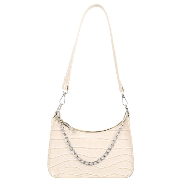 Sywqhk Retro Alligator Pu Leather Underarm Totes Mujer Cadena Bolso De Hombro (Beige) Sywqhk Para estrenar