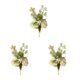 thumbnail image 5 of Ramos de rosas falsas Matsuzay Vintage para centros de Cocina Blanco Verde, 5 of 6