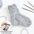 thumbnail image 2 of HAMPPLIES Circular Needles Knitting Supplies Sweater Needle Silver 3Pcs 4.1X2.4X0.1in, 2 of 8