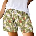 thumbnail image 2 of Zorckvet Womens Elastic Waist Shorts Beach Summer with Pockets Fashion Wide Leg Shorts for Women, 2 of 5