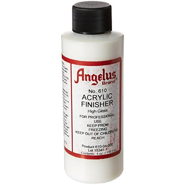Angelus Brand Acrylic Leather Paint High Gloss Finisher No. 610 4oz
