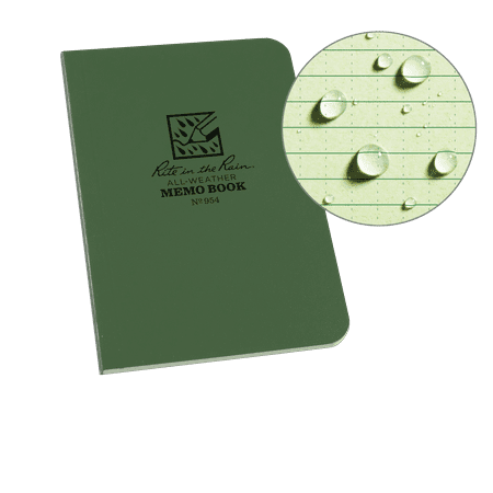 Rite in the Rain Weatherproof Soft Cover Pocket Notebook, 3.5