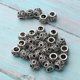 thumbnail image 4 of 30 unids/set Dread Lock Beads Anillos para el cabello Ajustable Cuff Clip LQ478-13 jinwen Viking Beads para cabello, 4 of 8