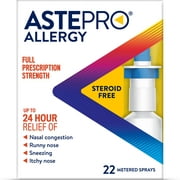 Astepro Allergy, Steroid Free Antihistamine Nasal Spray, 22 Metered Sprays