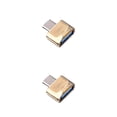 thumbnail image 4 of maskred New Arrival High Transmission USB 3.1 Phone Camera TF Memory Card Reader OTG Adapter Type-c Port Golden no chain 2Set, 4 of 6