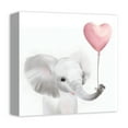 thumbnail image 2 of Creative Products Baby Elephant With Balloon 12x12 Canvas Wall Art, 2 of 5