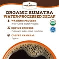 thumbnail image 5 of Fresh Roasted Coffee, Organic Sumatra Water-Processed Decaf, Medium Roast, K-cup Compatible, 72 Count, 5 of 11
