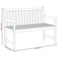 thumbnail image 4 of vidaXL 4 Piece Garden Dining Set Solid Wood Teak, 4 of 5