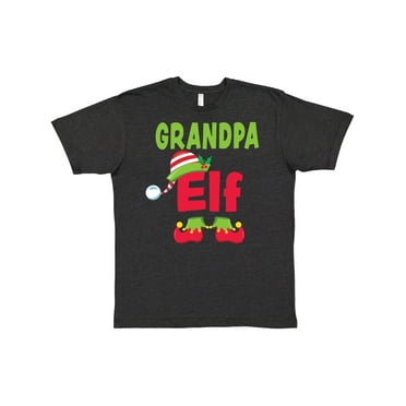 Inktastic Christmas Grandpa Elf T-Shirt