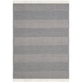 thumbnail image 7 of SAFAVIEH Montauk Karlene Geometric Striped Cotton Area Rug, Ivory/Navy, 6' x 6' Round, 7 of 7