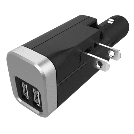 Auto Drive 2-in-1 Dual USB Port Charger