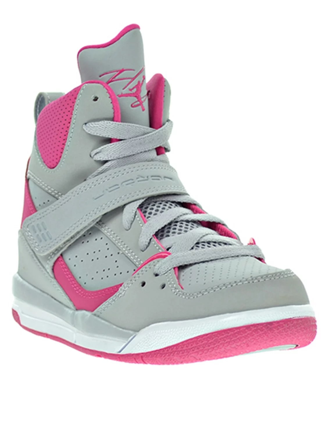 Jordan Flight 45 High Wolf Grey Vivid Pink White PS 524863 019 1.5 Walmart