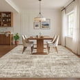 thumbnail image 4 of Roxstand Washable Rugs 10x14, Vintage Distressed Area Rugs for Living Room, Non Slip Accent Bedroom Rug (10'x14', Brown), 4 of 9