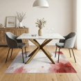 thumbnail image 3 of ODIKA 5'x7' Washable Area Rug Non-Slip, Low Pile, Stain Resistant Bathroom Frame Abstract Watercolor Splash Border Top Stairs Hallway for Guest Room, Lounge, Apartment, 3 of 7
