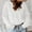 White, variant on Pullover Sweaters for Women Winter Plus Size Knit Long Sleeve Tops Crew Neck Fashion White Sweaters for Women