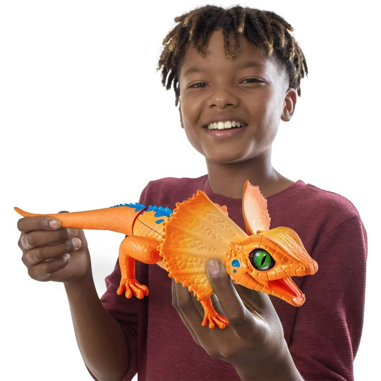 Robo Alive Toy Robot Frill Neck Lizard Robotic Pet Figure Robo Alive Toy Robot Frill Neck Lizard Robotic Pet Figure
