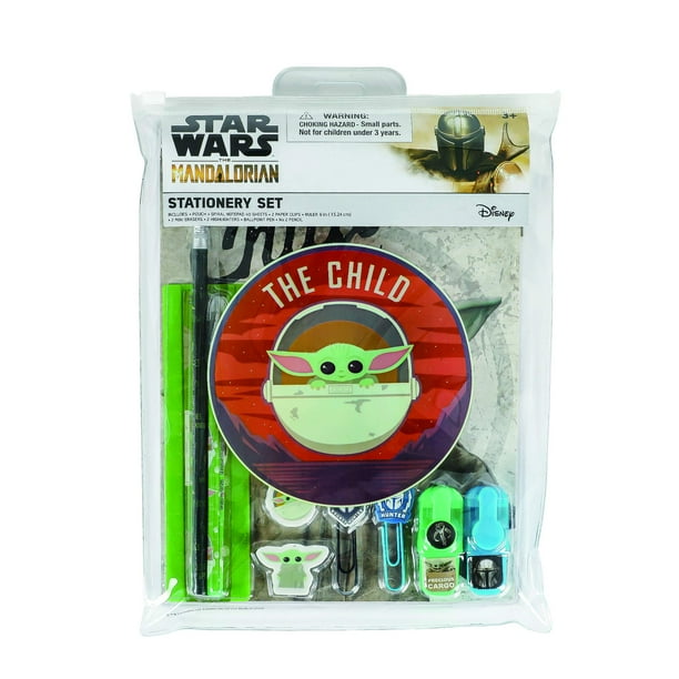 Set de material escolar y de oficina con diseños innovadores Baby Yoda