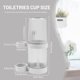 thumbnail image 2 of Soporte para cepillo de dientes de baño con vaso, vaso multifunción con soporte para cepillo de dientes eléctrico individual, estante de almacenamiento para cepillo de dientes (blanco) JAMW Sencillez, 2 of 5