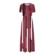 thumbnail image 3 of Vestido Corto de Verano de la Moda de las Mujeres Impreso de Manga Corta Cuello Redondo Tobillo de Longitud Vestido Casual, 3 of 5