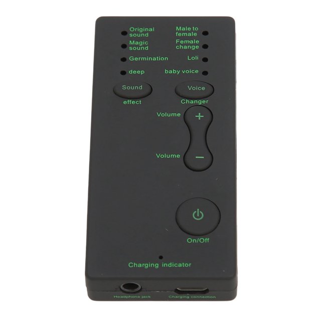MODULADOR DE VOZ, Cambiador de Voz de Mano 7 Modos Duración de Batería Larga 106DB Para Consola de Juegos para Teléfono para Niños
