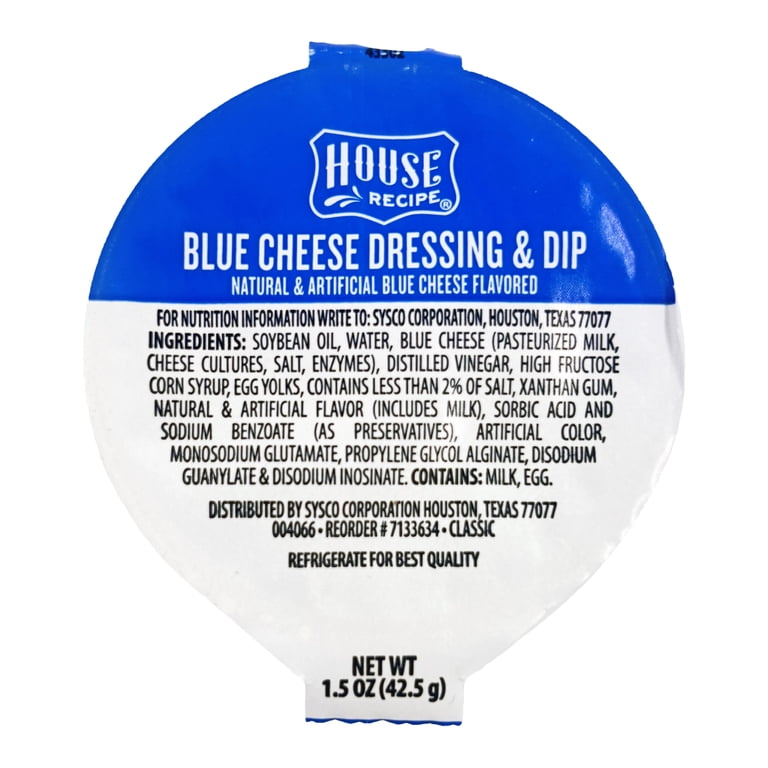 charthouse blue cheese dressing House Recipe & Dipping 1.5 oz Cups Color:Custom Color(Leave a Note) style:Halter A-line Chiffon Wedding Dress