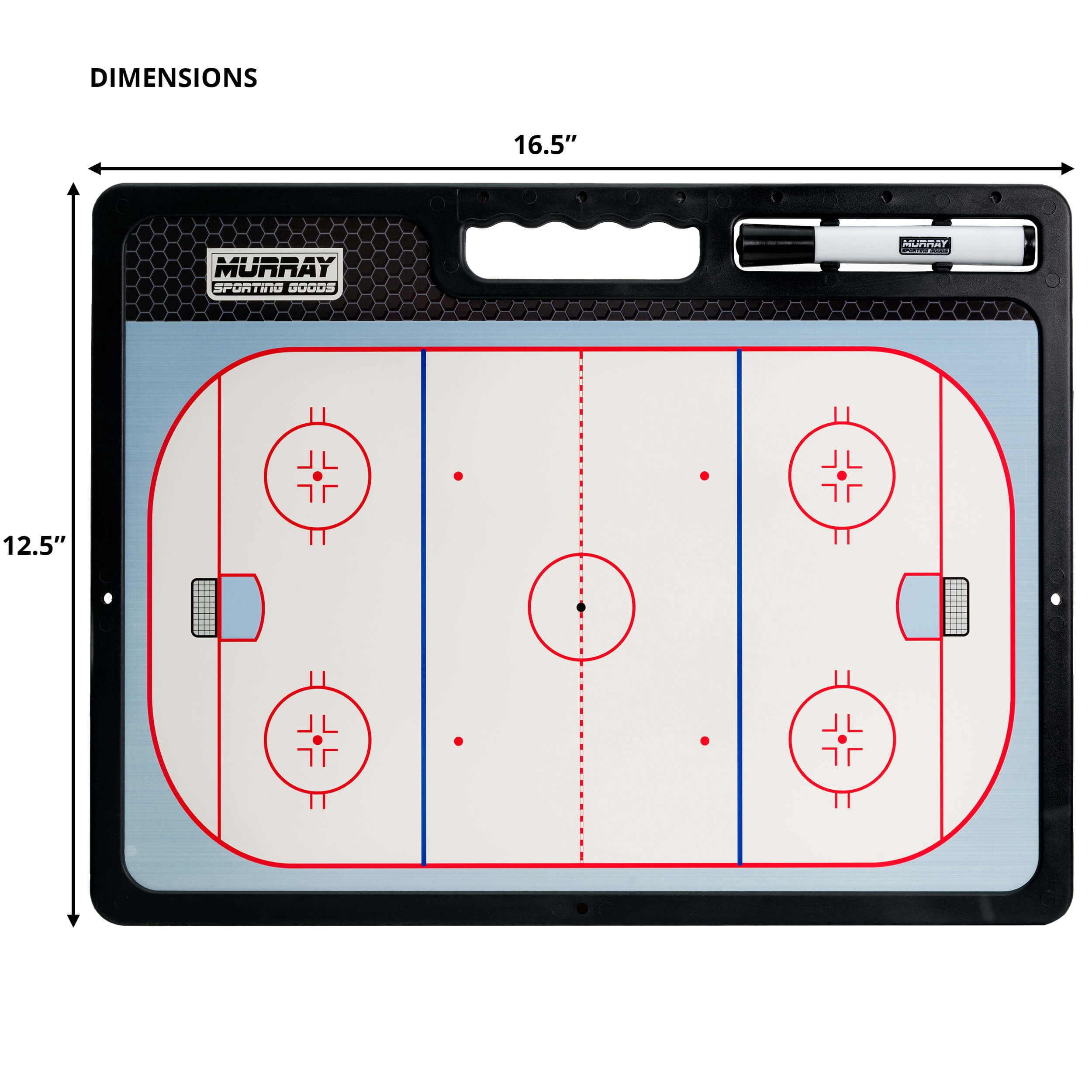 Murray Sporting Goods Premium Hockey Coaches Clipboard
