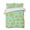 Green, variant on Quilts Full Size Bedding Set, Sliced Lemon Lightweight Quilted Comforter, Simple Summer Tropical Yellow Soft Reversible Bedspread Coverlet with Pillow Covers for All Season, 78" x 90"