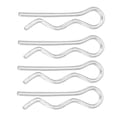 thumbnail image 1 of Chaveta R Pasador de Chaveta de Hierro Galvanizado Pasador de Chaveta Tipo R 4 Tamaños 16/18/2/25 Mm Clip de Sujeción del Pasador de Retención Zinc Brillante Cableado de ANGGREK Otros, 1 of 8