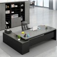 thumbnail image 2 of Laptop Monitor Office Desk Storage Standing Reception Conference Computer Desks Corner Executive Escritorio Modern Furniture My Lux Decor Round, 2 of 32
